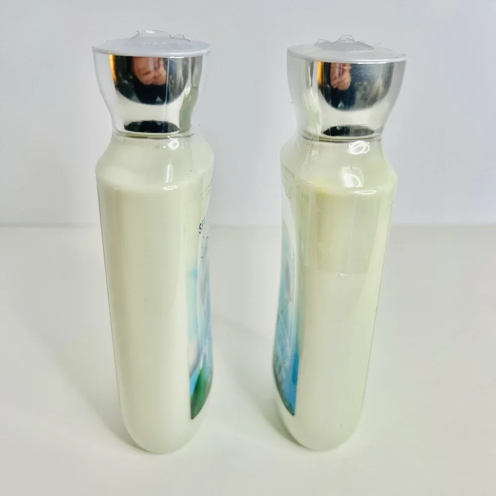 Bath & Body Works Sea Island Cotton Discontinued Body Lotion 8 oz 2 Pack Sealed - Picture 3 of 6